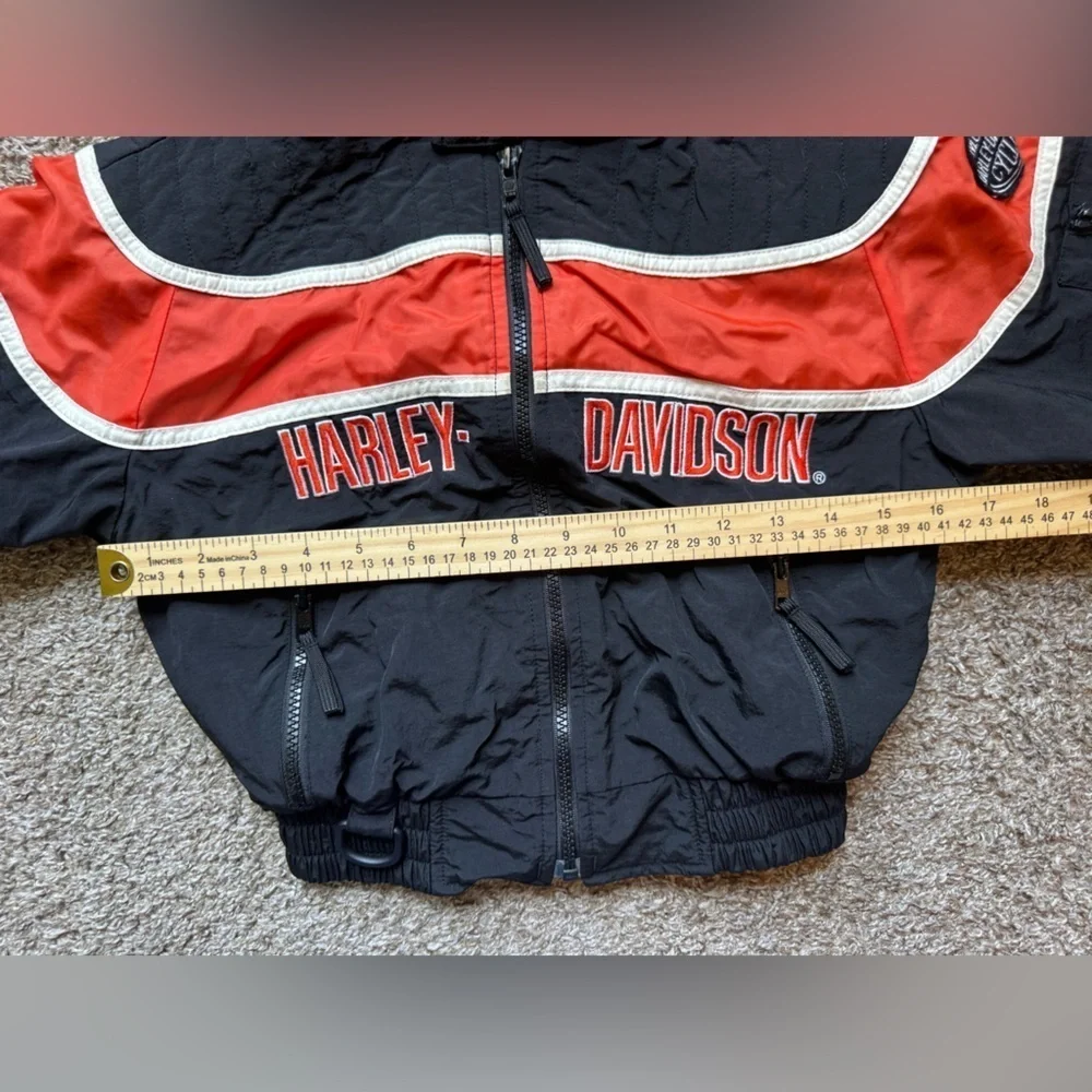 Harley Davidson Windbreaker bomber vintage jacket